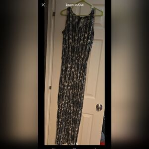 French Laundry Black and White Jumpsuit